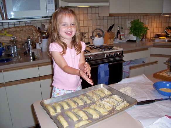 Leah, "Before" (cooking Sephardic pastilicos)