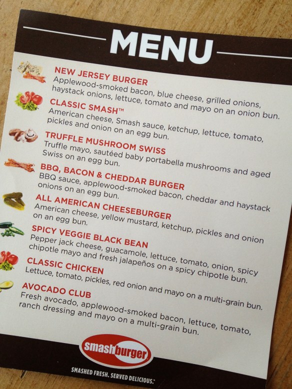 Sampling menu from the event. Good thing I skipped lunch.