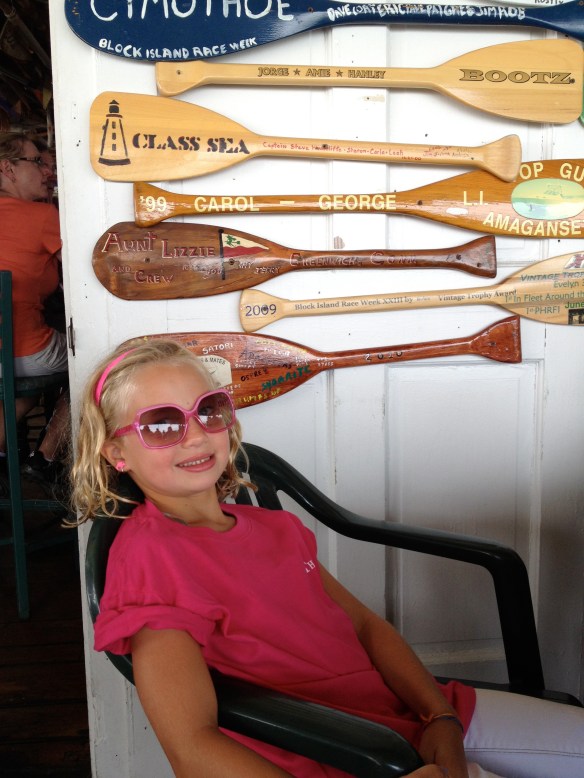 Relaxing at The Oar (New Harbor)