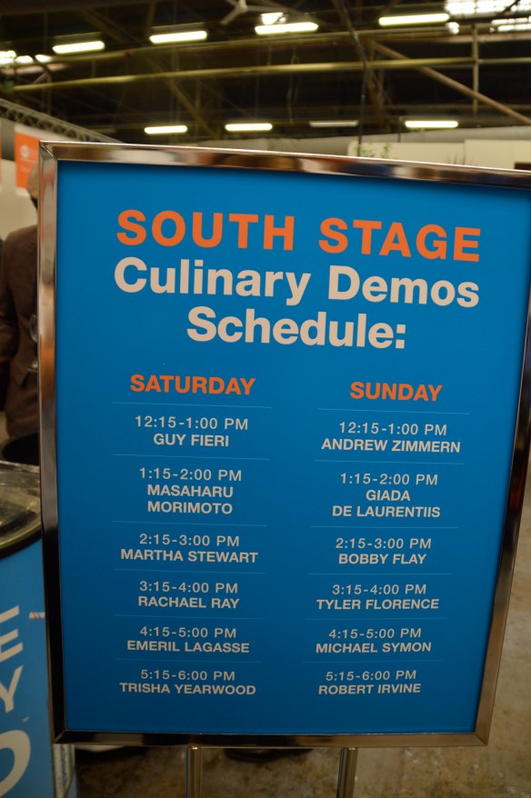 All-star lineup of cooking demos