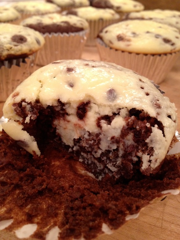 Lighter black bottom cupcake