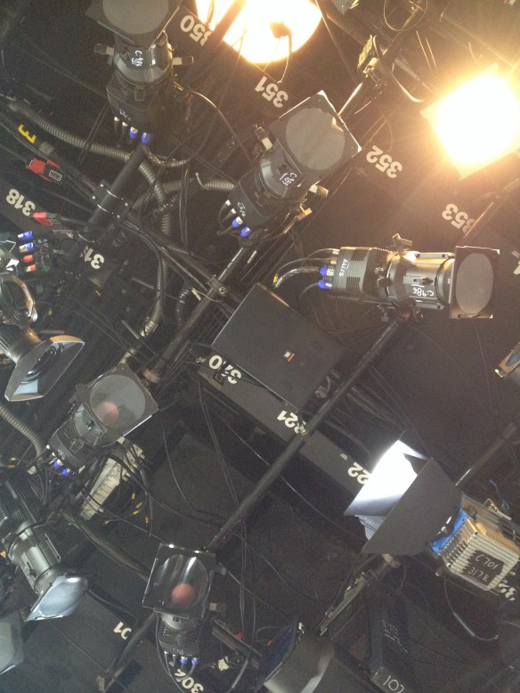 Overhead view of the TODAY Show set