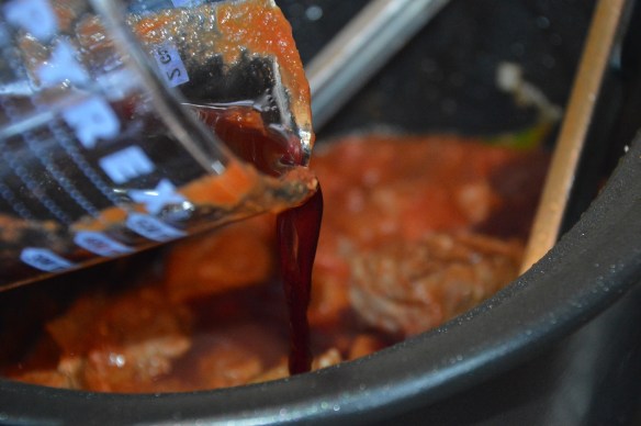 Use a red wine you like to drink -- then serve the rest with the meal!