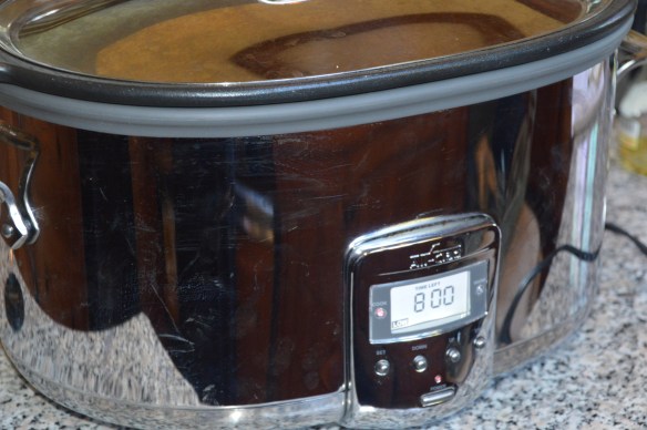 Love this slow-cooker because the insert is stove-safe.