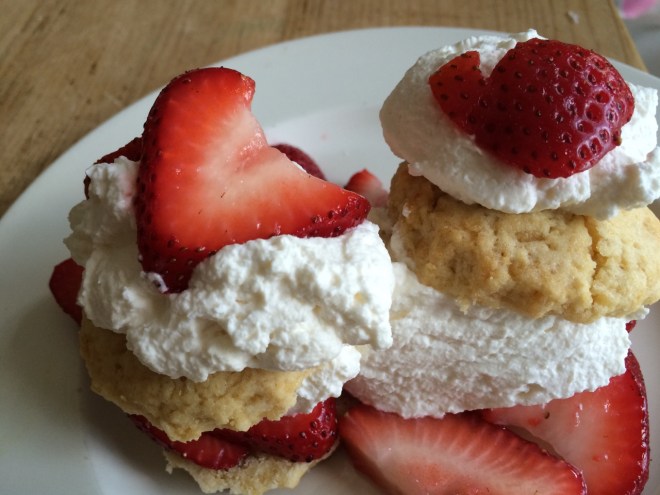 Strawberry Almond Shortcake